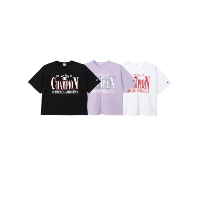 【Champion】官方直營-寬版刺繡Logo短袖TEE-女(灰色) 歷史價格詳細信息