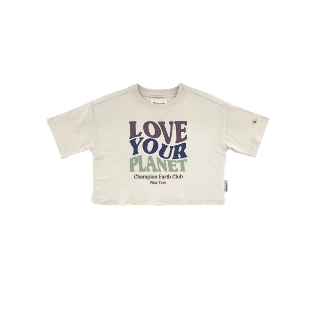【Champion】官方直營-寬版印花LOGO速乾短袖TEE-女(黑色) 歷史價格詳細信息