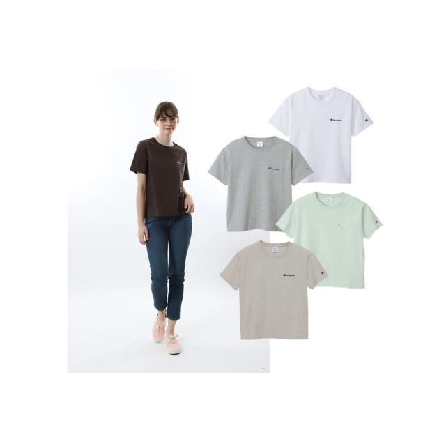 Champion日版短袖T恤夏季圓領純棉大Ｃ印花休閒寬鬆男女同款 歷史價格詳細信息
