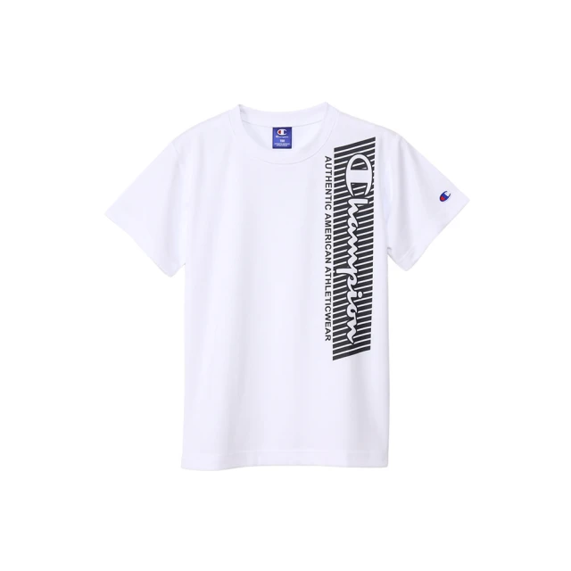 【Champion】官方直營-吸汗速乾Logo印花壓印短袖TEE-童(藍色) 歷史價格詳細信息