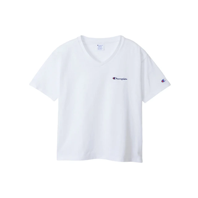 【Champion】官方直營-純棉寬版落肩彩色LOGO刺繡短袖TEE-女(灰色) 歷史價格詳細信息