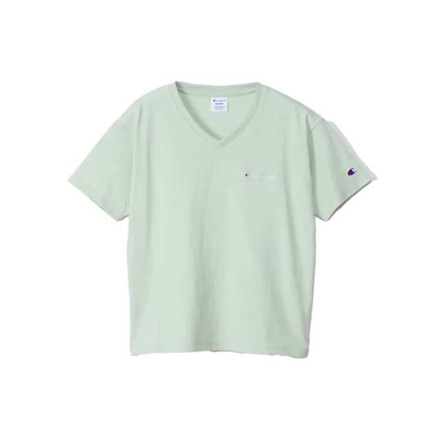 【Champion】官方直營-純棉寬版落肩彩色LOGO刺繡短袖TEE-女(灰色) 歷史價格詳細信息