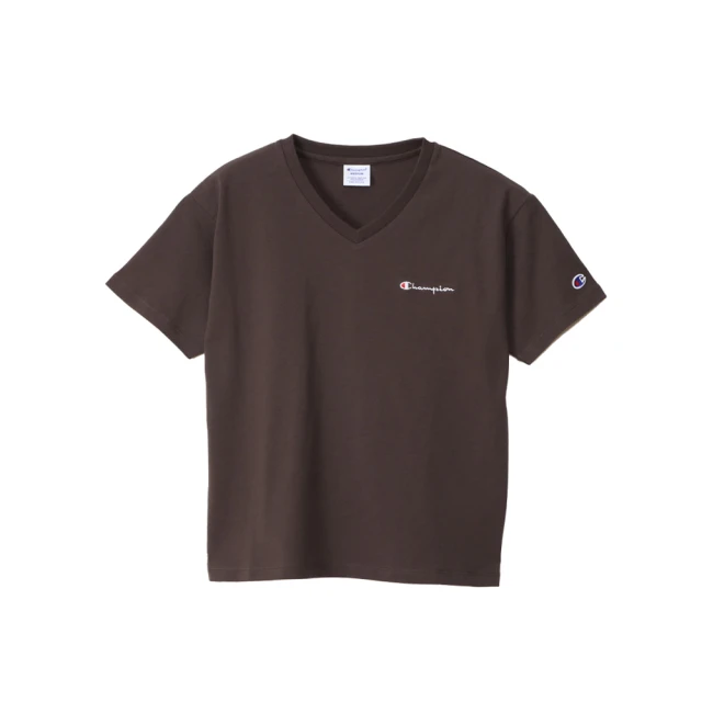 【Champion】官方直營-純棉寬版落肩彩色LOGO刺繡短袖TEE-女(灰色) 歷史價格詳細信息