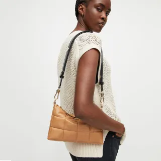 【ALLSAINTS】EVE 衍縫羊皮隔層側背包-灰藍 WB517X 歷史價格詳細信息