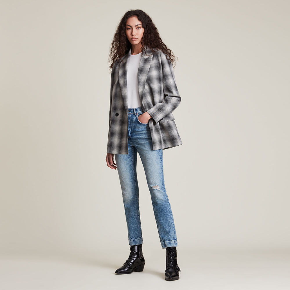 【ALLSAINTS】AFIA 高腰舒適西裝寬褲長褲(舒適版型) 歷史價格詳細信息