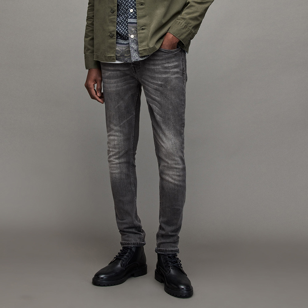 破壞 破洞 修身彈力牛仔褲 *OLDNICK老尼克* 03152017-1 歷史價格詳細信息