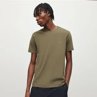 【ALLSAINTS】BRACE CONTRAST 公羊頭骨刺繡純棉修身短袖T恤-褐色(常規版型) 歷史價格詳細信息