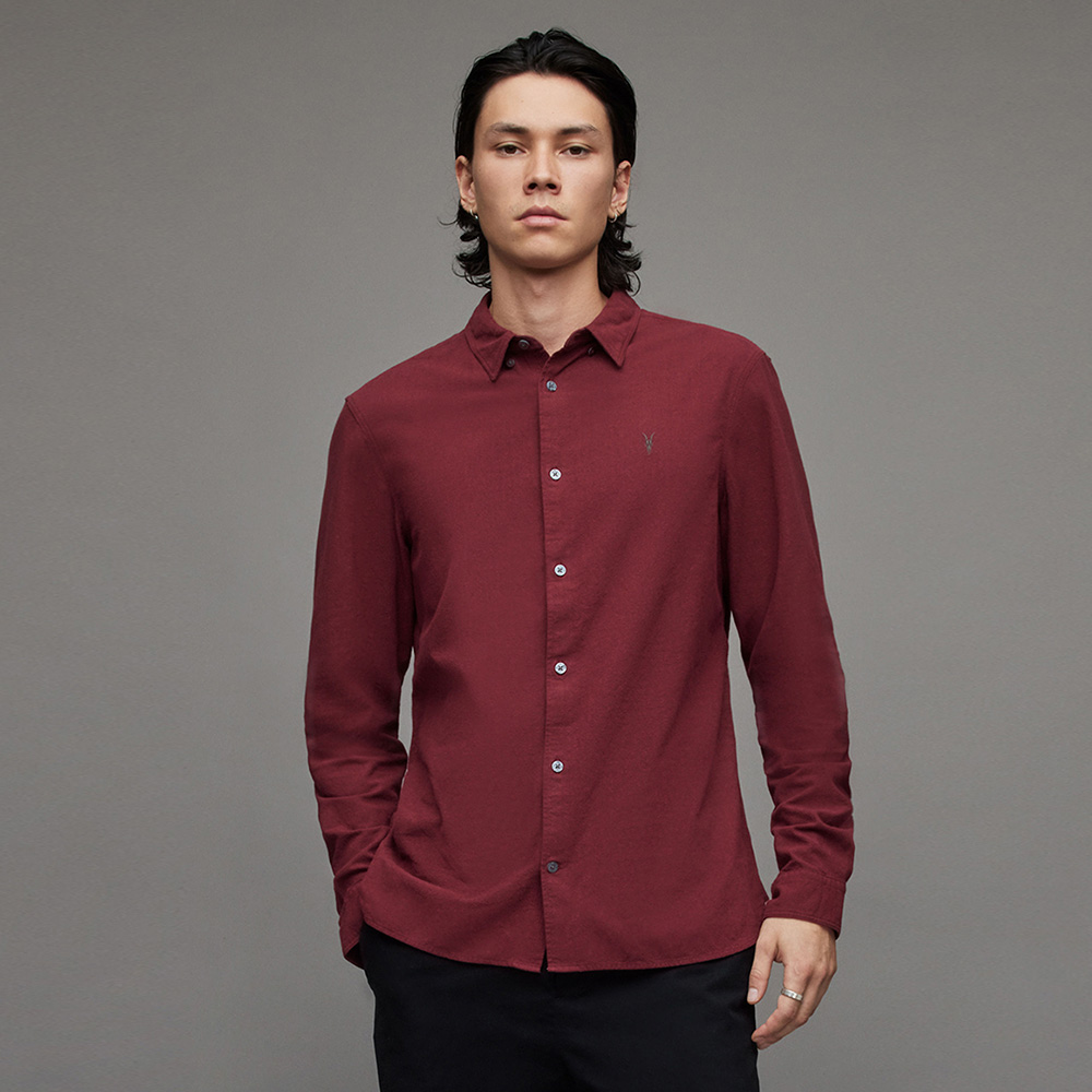 Allsaints 深咖 燈芯絨 corduroy 襯衫 男xs 歷史價格詳細信息