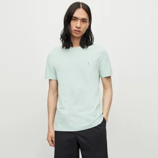 【ALLSAINTS】BRACE CONTRAST 公羊頭骨刺繡純棉修身短袖T恤-褐色(常規版型) 歷史價格詳細信息