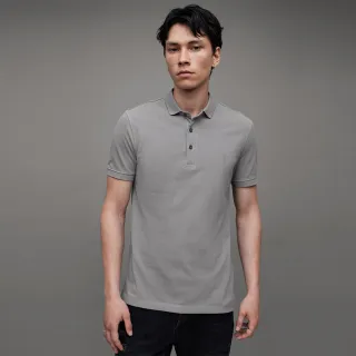 【ALLSAINTS】REFORM 公羊頭骨刺繡純棉短袖POLO衫-黑(修身版型) 歷史價格詳細信息