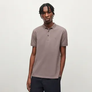 【ALLSAINTS】REFORM 公羊頭骨刺繡純棉短袖POLO衫-黑(修身版型) 歷史價格詳細信息