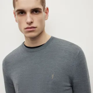 【ALLSAINTS】MODE MERINO 公羊頭骨刺繡美麗諾羊毛修身針織外套-灰 MK002D(舒適版型) 歷史價格詳細信息