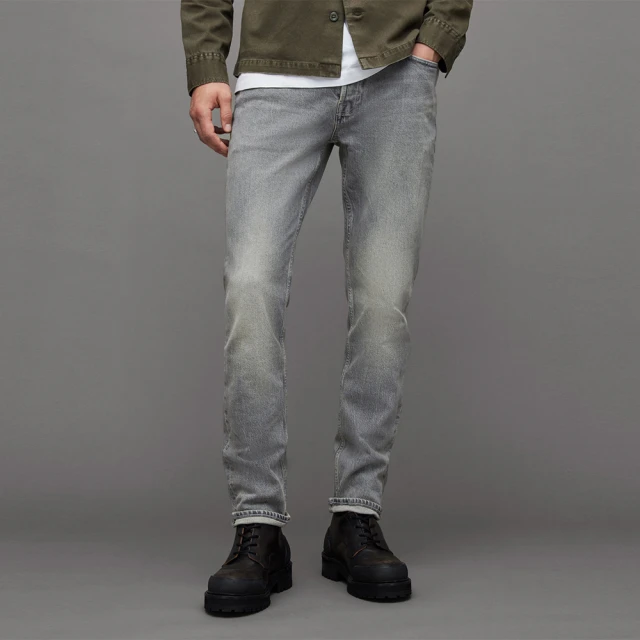 【ALLSAINTS】REX 俐落線條水洗棉質修身直筒牛仔褲-烏黑 歷史價格詳細信息