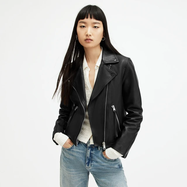 【ALLSAINTS】DALBY 羊皮騎士皮衣IVORY WHITE WL018N(修身版型) 歷史價格詳細信息