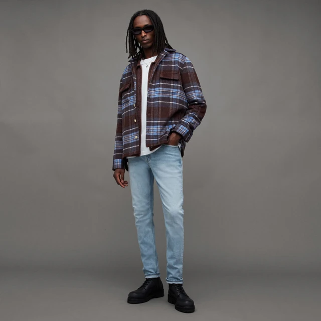 【ALLSAINTS】REX 俐落線條水洗棉質修身直筒牛仔褲-烏黑 歷史價格詳細信息