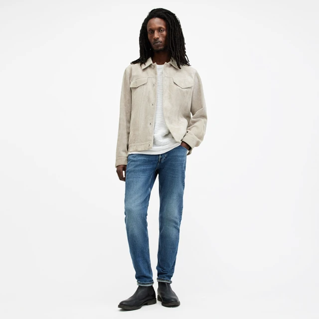 【ALLSAINTS】REX 俐落線條水洗棉質修身直筒牛仔褲-烏黑 歷史價格詳細信息