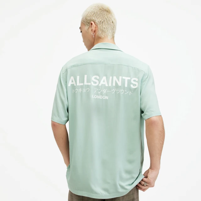 【ALLSAINTS】UNDERGROUND 人造絲LOGO夏威夷花襯衫-紫 M158SB(舒適版型) 歷史價格詳細信息