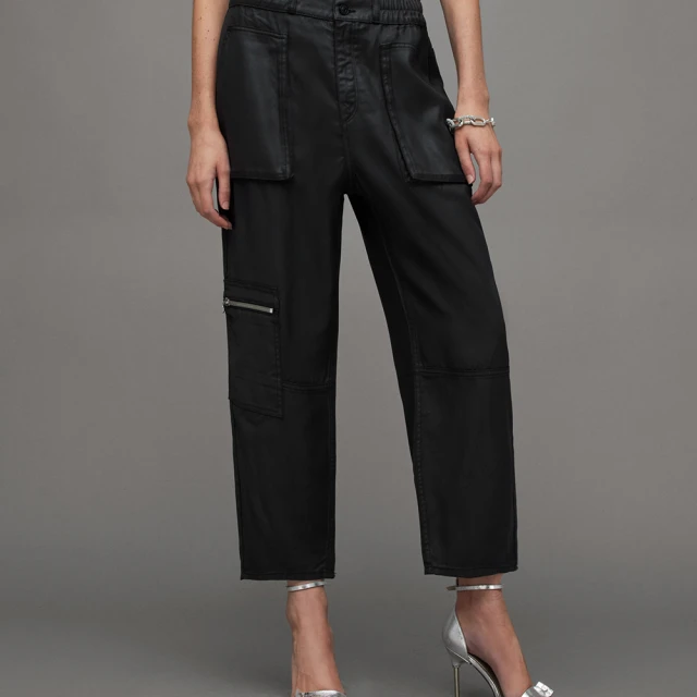 【ALLSAINTS】HADLEY 愜意滑順垂墜開叉中長版洋裝-粉 WD356V(修身版型) 歷史價格詳細信息