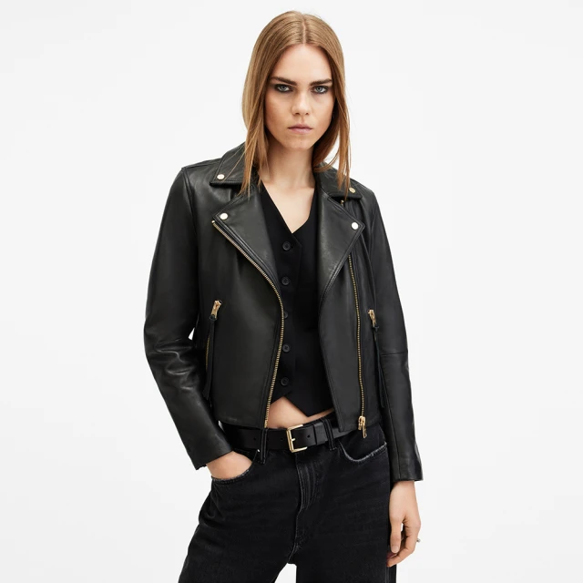 【ALLSAINTS】DALBY 羊皮騎士皮衣IVORY WHITE WL018N(修身版型) 歷史價格詳細信息