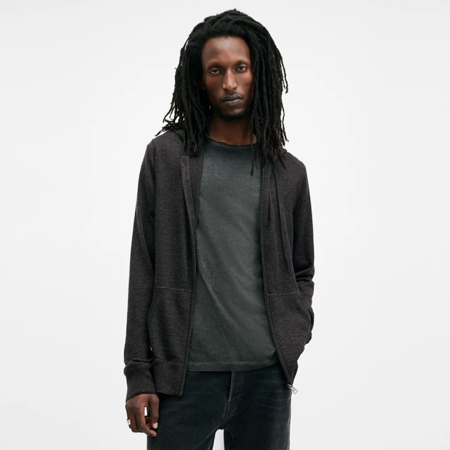 【ALLSAINTS】MODE MERINO 公羊頭骨刺繡美麗諾羊毛修身針織外套-灰 MK002D(舒適版型) 歷史價格詳細信息