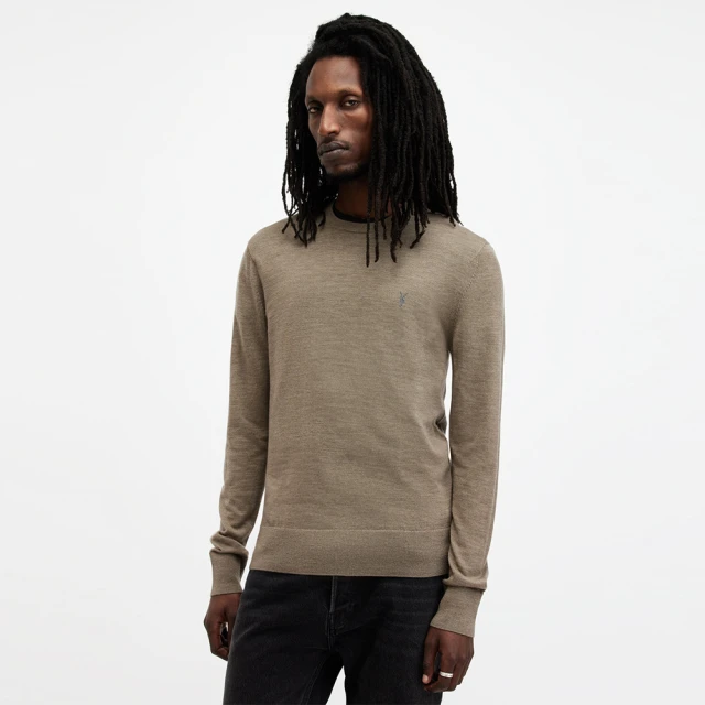 【ALLSAINTS】MODE MERINO 公羊頭骨刺繡美麗諾羊毛修身針織外套-灰 MK002D(舒適版型) 歷史價格詳細信息