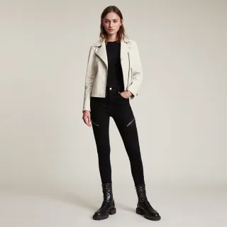 【ALLSAINTS】DALBY 羊皮騎士皮衣IVORY WHITE WL018N(修身版型) 歷史價格詳細信息