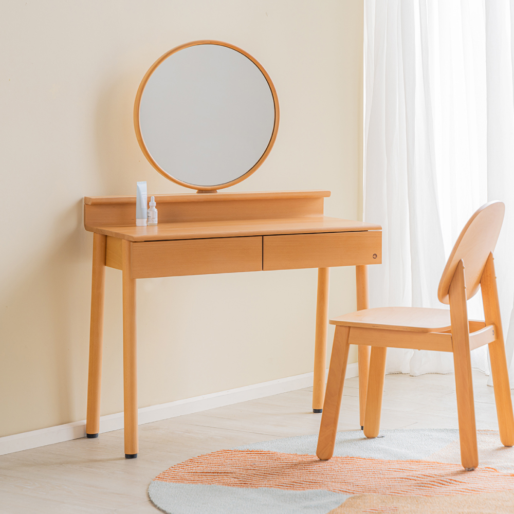 木製桌上鏡/淺棕鏡子(含外框)深1.5cm【MUJI 無印良品】 歷史價格詳細信息