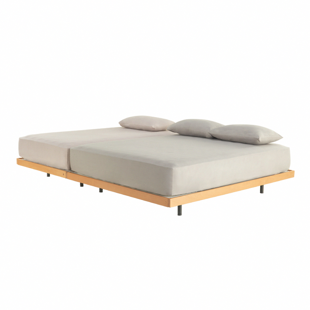 木製床架/相思木/S(含床頭板)(大型家具配送)【MUJI 無印良品】 歷史價格詳細信息