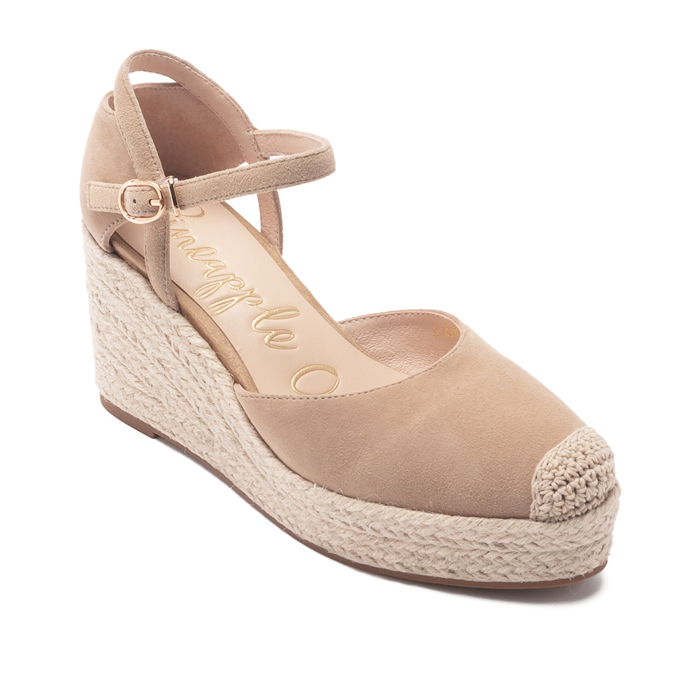 【Pineapple Outfitter】IVORY 麂皮草編楔型涼鞋(黃色) 歷史價格詳細信息