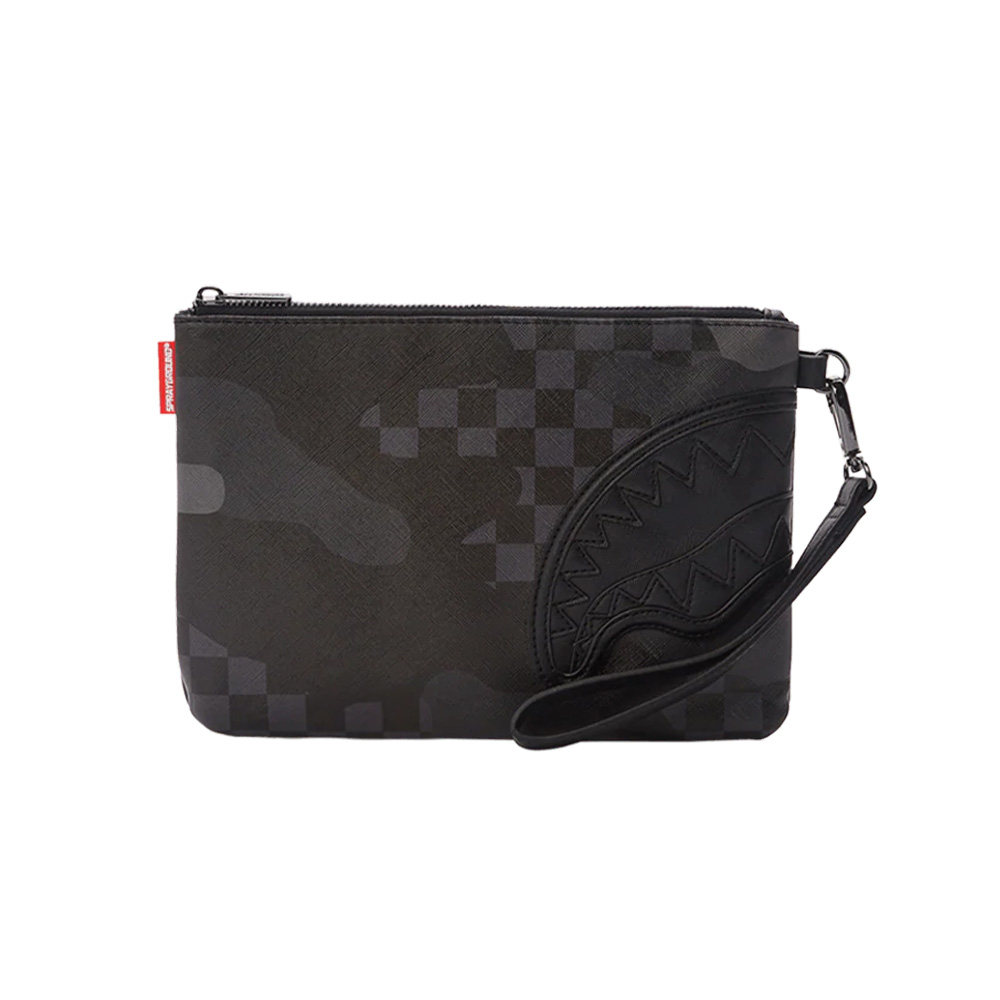 【SPRAYGROUND】3AM THE TRILOGY 圖紋鯊魚斜背包(黑色) 歷史價格詳細信息