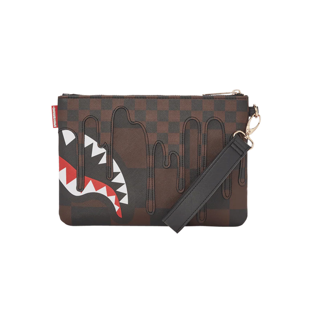 【SPRAYGROUND】FUTURE TRAVELER CARGO 未來感鯊魚絎縫斜掛腰包(白色) 歷史價格詳細信息