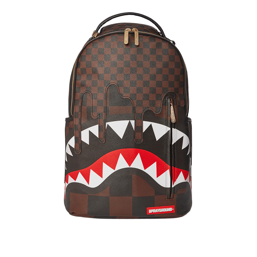 【SPRAYGROUND】FUTURE TRAVELER CARGO 未來感鯊魚絎縫斜掛腰包(白色) 歷史價格詳細信息