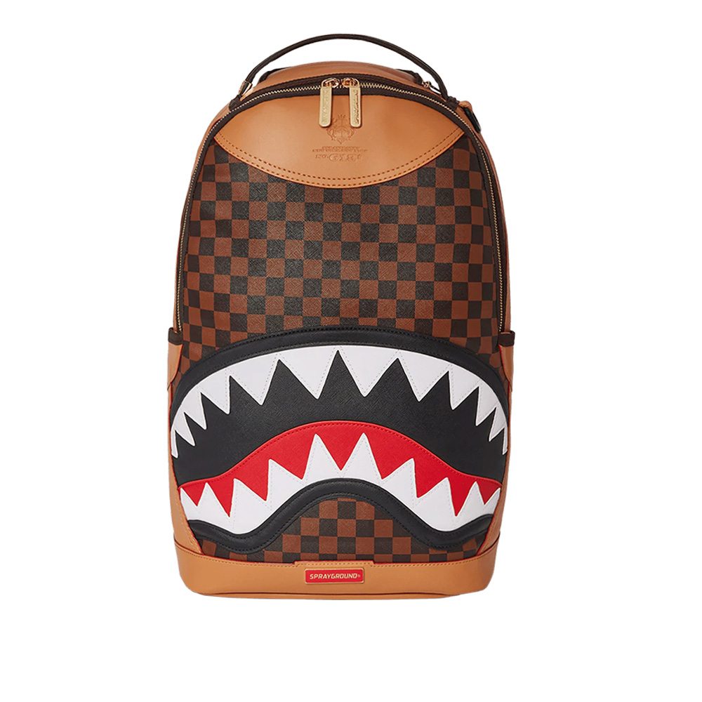 【SPRAYGROUND】FUTURE TRAVELER CARGO 未來感鯊魚絎縫斜掛腰包(白色) 歷史價格詳細信息