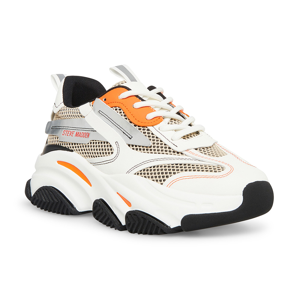 【STEVE MADDEN】POSSESSION 潮流綁帶運動休閒老爹鞋(多色任選均一價) 歷史價格詳細信息
