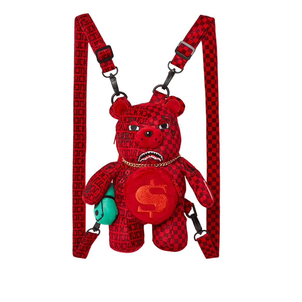 【SPRAYGROUND】FUTURE TRAVELER CARGO 未來感鯊魚絎縫斜掛腰包(白色) 歷史價格詳細信息