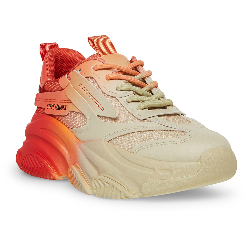 【STEVE MADDEN】POSSESSION 潮流綁帶運動休閒老爹鞋(多色任選均一價) 歷史價格詳細信息