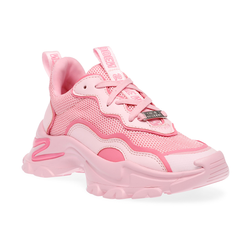 【STEVE MADDEN】拼接半透明氣墊休閒老爹鞋(果凍杏) 歷史價格詳細信息
