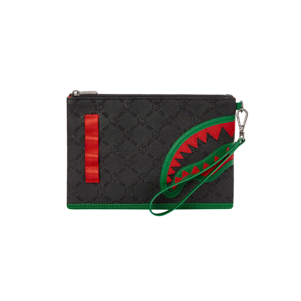 【SPRAYGROUND】FUTURE TRAVELER CARGO 未來感鯊魚絎縫斜掛腰包(白色) 歷史價格詳細信息