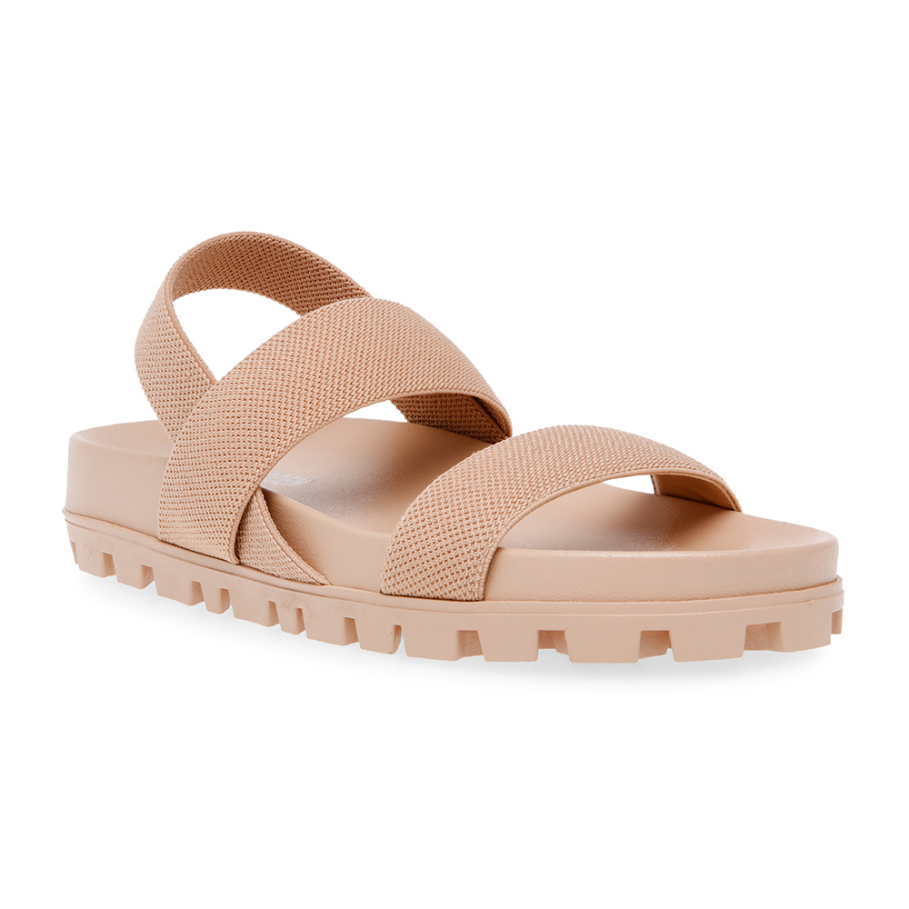 STEVE MADDEN-SWAGGY 彈性帶平底涼鞋-杏粉色 歷史價格詳細信息