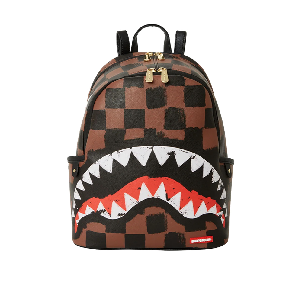 【SPRAYGROUND】FUTURE TRAVELER CARGO 未來感鯊魚絎縫斜掛腰包(白色) 歷史價格詳細信息