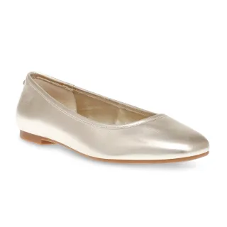 【STEVE MADDEN】VALISA 素面皮革平底娃娃鞋(米杏色) 歷史價格詳細信息