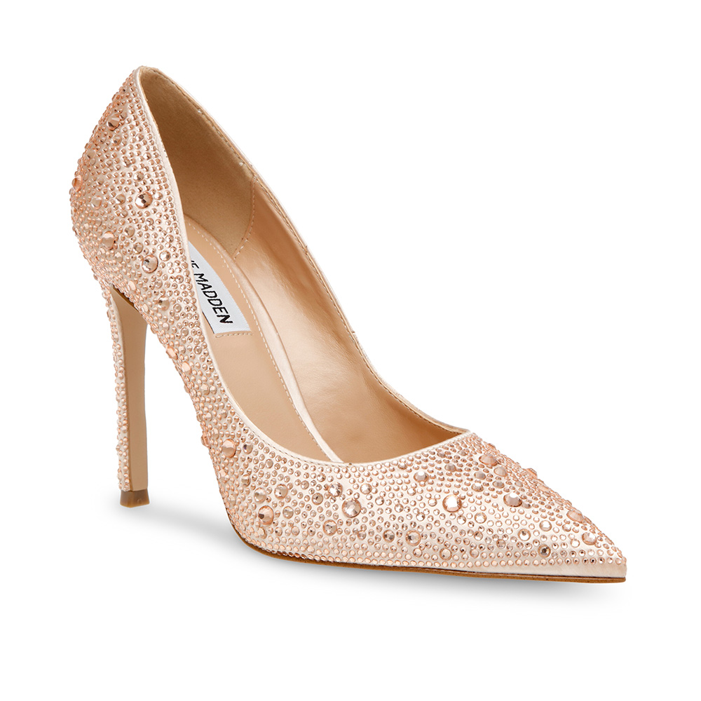 【STEVE MADDEN】EVELYN 素面尖頭細跟高跟鞋(白色) 歷史價格詳細信息