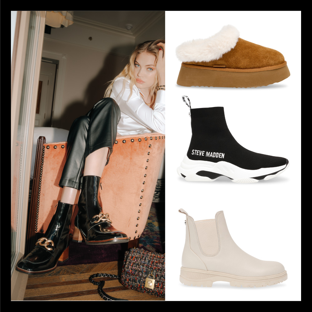 Steve Madden 時尚黑 皮革編織包 BMATTER 方形 翻蓋 側背 斜背包【70047】 歷史價格詳細信息