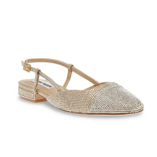 【STEVE MADDEN】BELINDA 拼接繞踝平底鞋(黑色) 歷史價格詳細信息