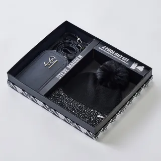 【STEVE MADDEN】小包卡夾三合一組合包包(黑色) 歷史價格詳細信息
