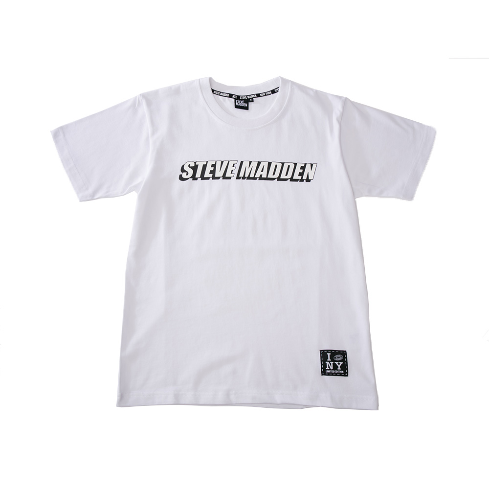 Steve Madden 立體LOGO 厚磅短T 上衣 T恤【SM_80455】T-Shirt 短袖 棉衣 棉短袖 衣服 歷史價格詳細信息