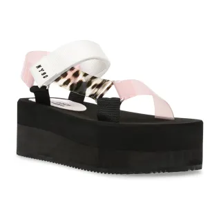 STEVE MADDEN - MASSIVE 休閒超厚底涼鞋-黑色 8 歷史價格詳細信息