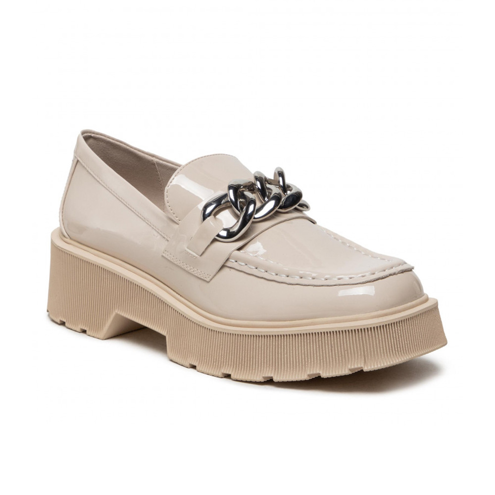 【STEVE MADDEN】MEADOW 金飾扣厚底樂福鞋(黑色) 歷史價格詳細信息