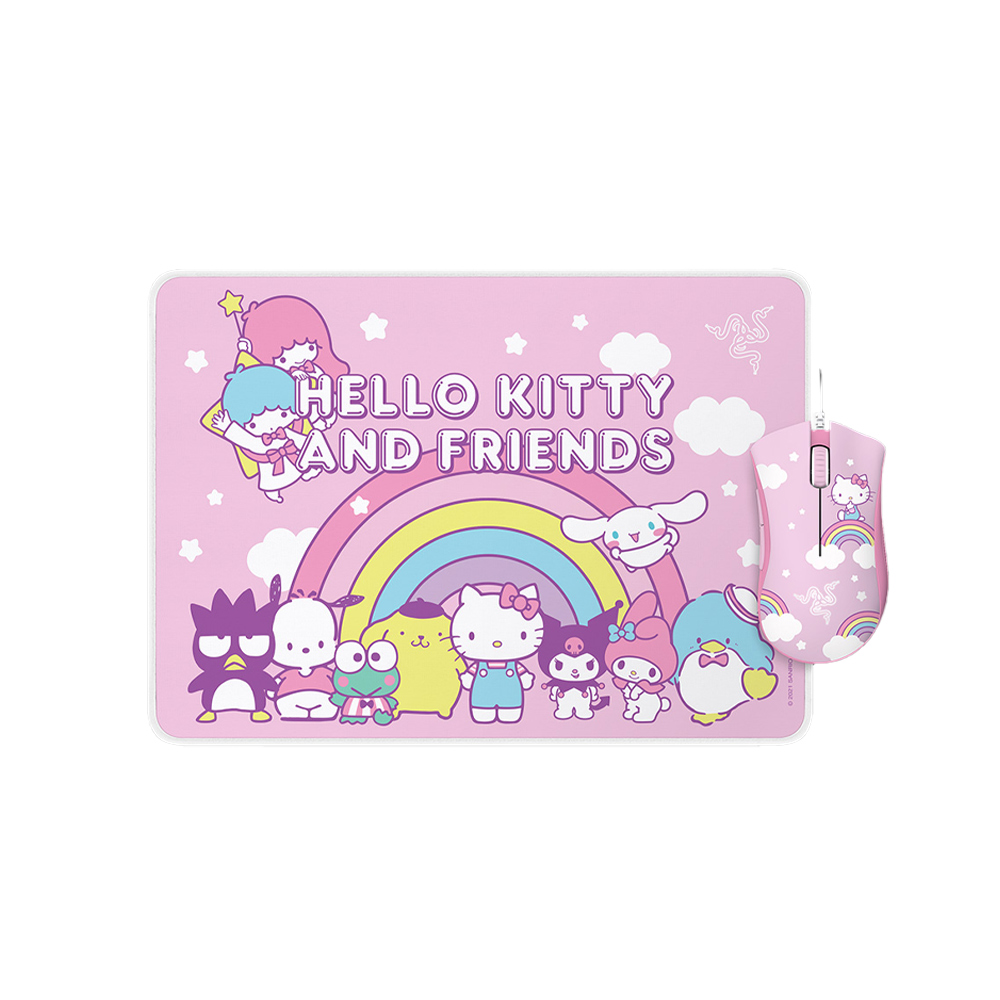 Hello Kitty滑鼠墊 辦公寫字桌墊 鍵盤遊戲 可愛方形凱蒂貓 鼠標墊240x200mm 厚度: 3.1mm 歷史價格詳細信息