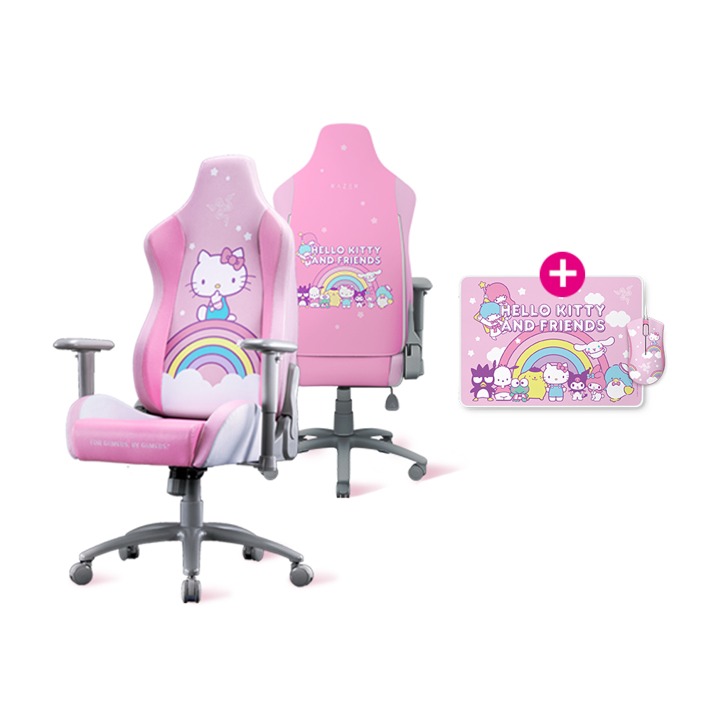 Razer 雷蛇  Iskur X Hello Kitty聯名款 人體工學設計電競椅 歷史價格詳細信息